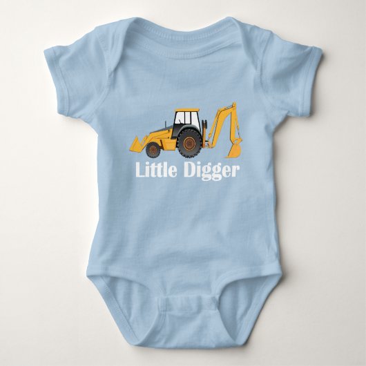 Little Digger - Baby Jersey Bodysuit (Voorkant)