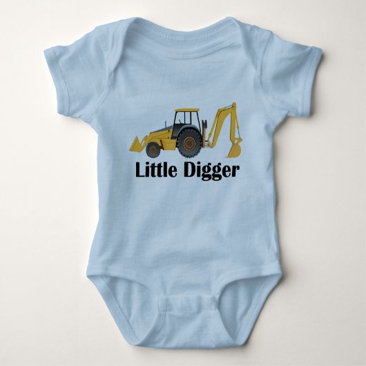 Little Digger - Baby Jersey Bodysuit (Voorkant)