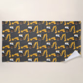 Little Digger - Beach Towel Strandlaken (Voorkant)