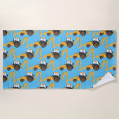 Little Digger - Beach Towel Strandlaken (Voorkant)
