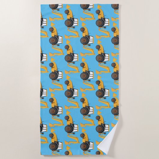 Little Digger - Beach Towel Strandlaken (Voorkant)