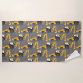 Little Digger - Beach Towel Strandlaken (Voorkant)