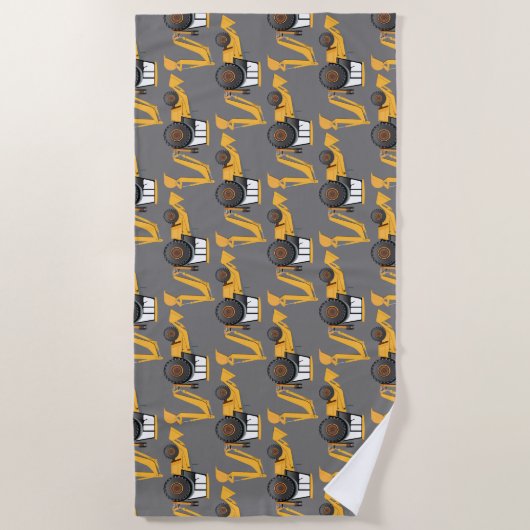 Little Digger - Beach Towel Strandlaken (Voorkant)