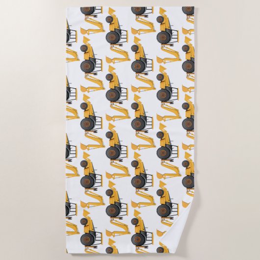 Little Digger - Beach Towel Strandlaken (Voorkant)