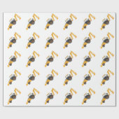 Little Digger - Glossy inpakpapier, 30" x 6' Cadeaupapier (Vlak)