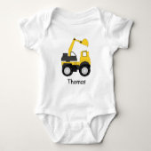 Little Digger Personalised Romper (Voorkant)