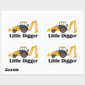 Little Digger - Rechthoek Stickers, glanzend Rechthoekige Sticker (Vel)