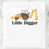 Little Digger - Rechthoek Stickers, glanzend Rechthoekige Sticker (Tas)