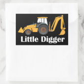 Little Digger - Rechthoek Stickers, glanzend Rechthoekige Sticker (Tas)