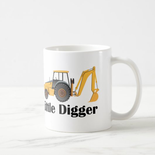 Little Digger - Wit 11 oz Classic Wit Mok  (Rechts)