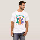 Little Dino 1e Verjaardag T-Shirt (Voorkant volledig)