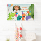 Little Dino 1e Verjaardagsbanner Spandoek (Insitu)