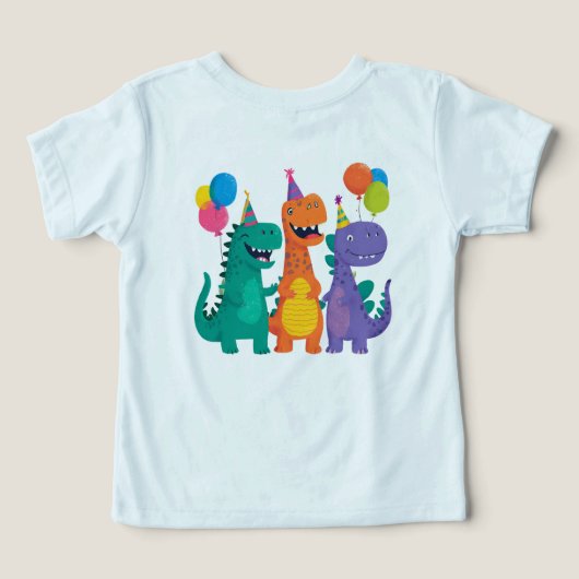 Little Dino 1st Birthday (Design achterkant)