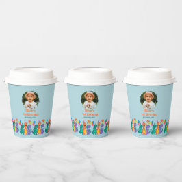 Little Dino 1st Birthday Paper cup Papieren Bekers