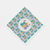 Little Dino 1st Birthday Paper Napkin Servet (Hoek)