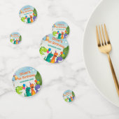 Little Dino 1st Birthday party Confetti (Groep)