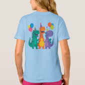 Little Dino 1st Birthday T-shirt (Achterkant)