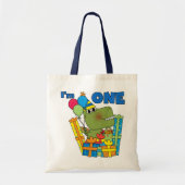 Little Dino 1st Birthday T shirten en geschenken Tote Bag (Voorkant)