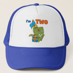 Little Dino 2nd Birthday Tshirts and Gifts Trucker Pet