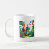 Little Dino, Big Dreams – Editable Dinosaur Mug Koffiemok (Links)