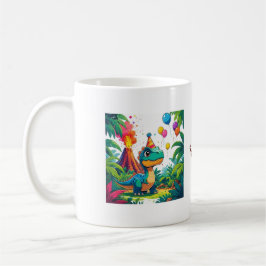 Little Dino, Big Dreams – Editable Dinosaur Mug Koffiemok