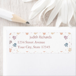 Little Dino Kid's Birthday Party Etiket