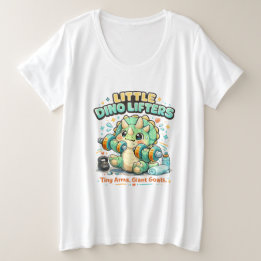 Little Dino Lifters 8KG | Kleine Armen Grote Doele Maat T-shirt
