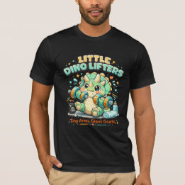 Little Dino Lifters 8KG | Kleine Armen Grote Doele T-shirt