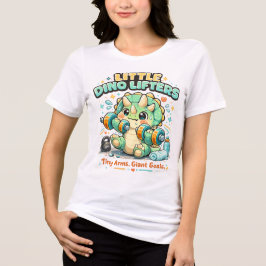Little Dino Lifters 8KG | Kleine Armen Grote Doele Tri-Blend Shirt