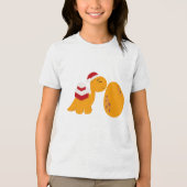 Little Dino Lover - Schattige en comfortabel voor  Tri-Blend Shirt (Voorkant)