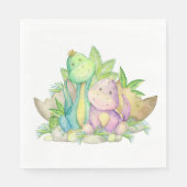 Little Dino Napkins Servet (Voorkant)