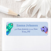 Little Dino on the Way Baby shower Etiket (Insitu)