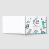 Little Dinosaur Cute Baby Shower Gastenboek (Volledig)