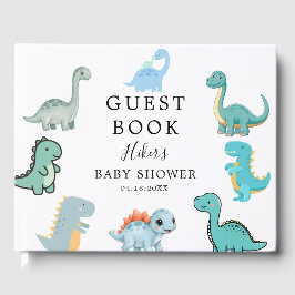 Little Dinosaur Cute Baby Shower Gastenboek
