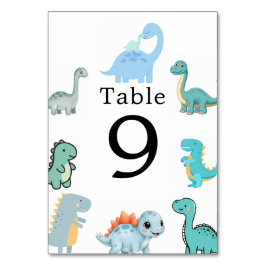 Little Dinosaur Cute Baby Shower Kaart