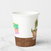 Little Dinosaur Hatching Soon Papieren Bekers (Rechts)