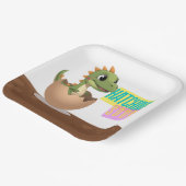 Little Dinosaur Hatching Soon Papieren Bordje (Gebogen)