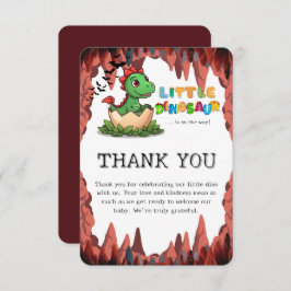 Little Dinosaur Is on the Way Bedankkaart
