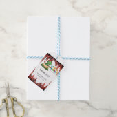 Little Dinosaur Is on the Way Cadeaulabel (Met Touw)