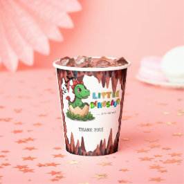 Little Dinosaur Is on the Way Papieren Bekers