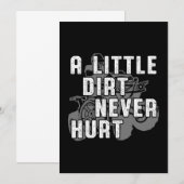 Little Dirt Quad Racing ATV Rider Offroad Gift Kaart (Voorkant / Achterkant)