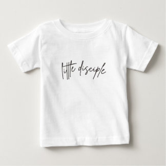 Little Disciple Minimalist White Peuter T-shirt