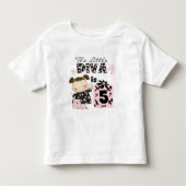 Little Diva 5th Birthday Tshirts en geschenken (Voorkant)