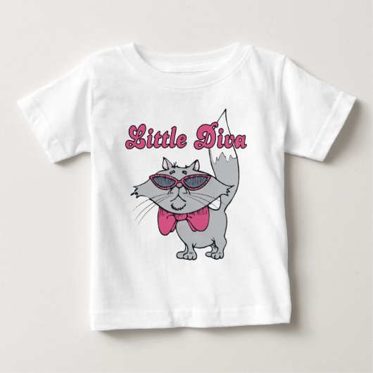 Little Diva baby/peuter T-shirt (Voorkant)