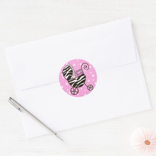 "Little Diva" baby stickers (Envelop)