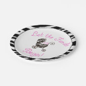 "Little Diva" Laat de fondsen beginnen! Papieren Bordje (Gekanteld)