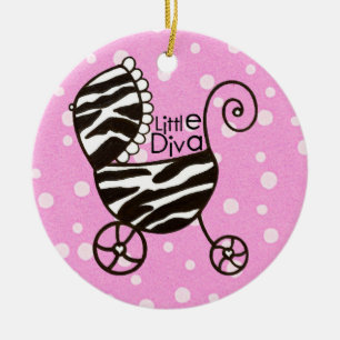 "Little Diva" om aan te passen - Ornament