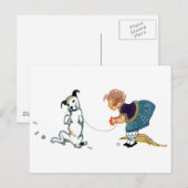 Little Dog Dancing Jig for Girl Briefkaart (Voorkant / Achterkant)