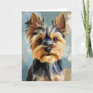Little Dog Pet Animal Feestdagen Kaart