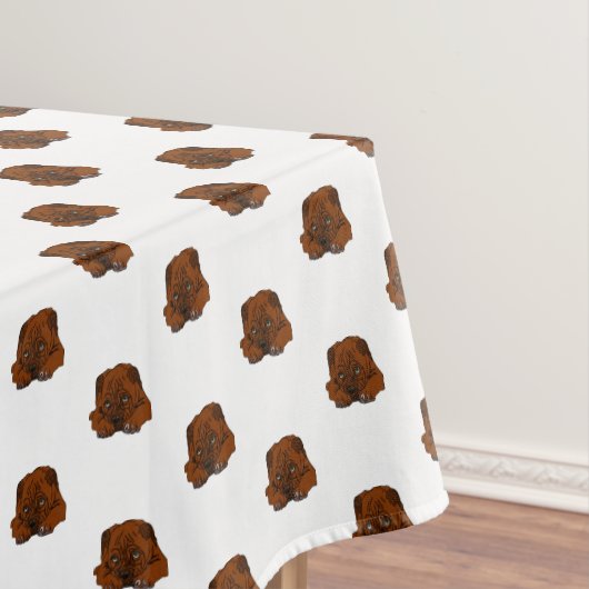 Little Dog Tablecloth - Uw kleuren Tafelkleed (Voorbeeld)